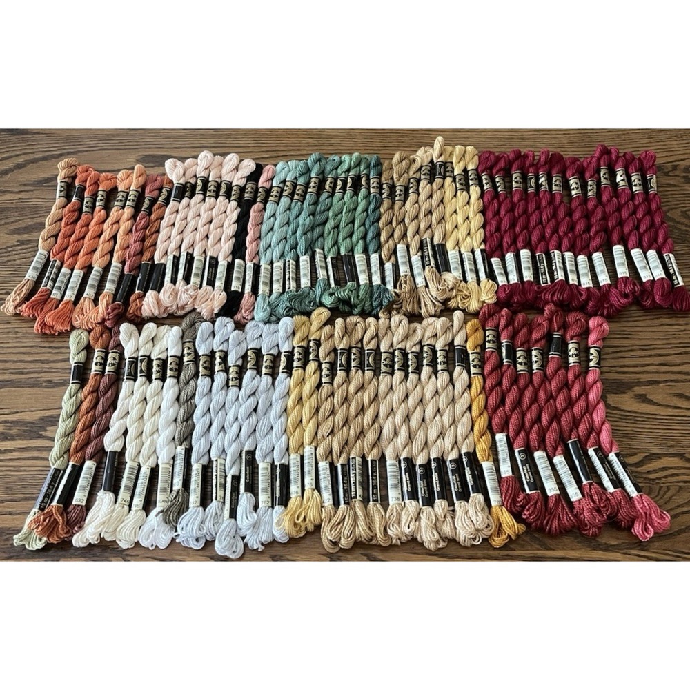 79 Skeins DMC #3 Embroidery Floss Cross Stitch Needlepoint Thread Original Wrap